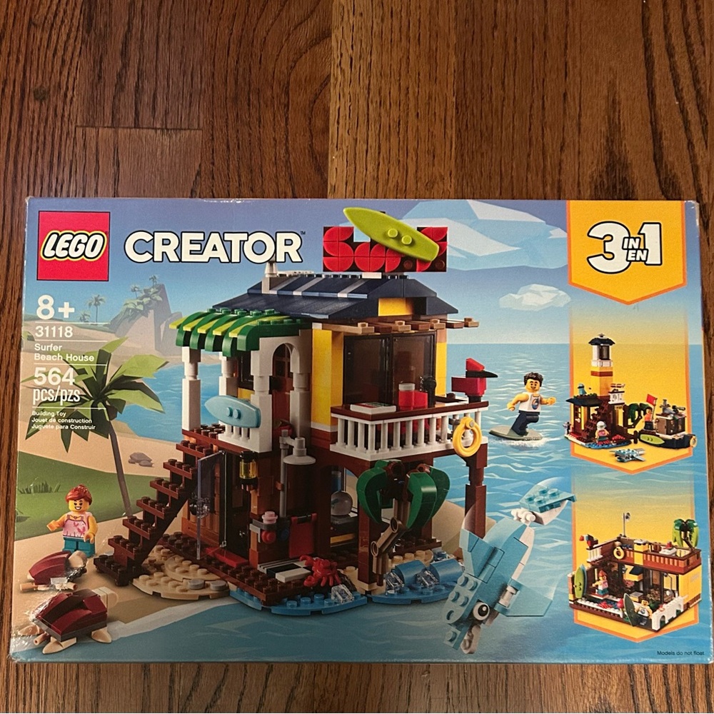 LEGO Creator Surfer Beach House Set - Like New